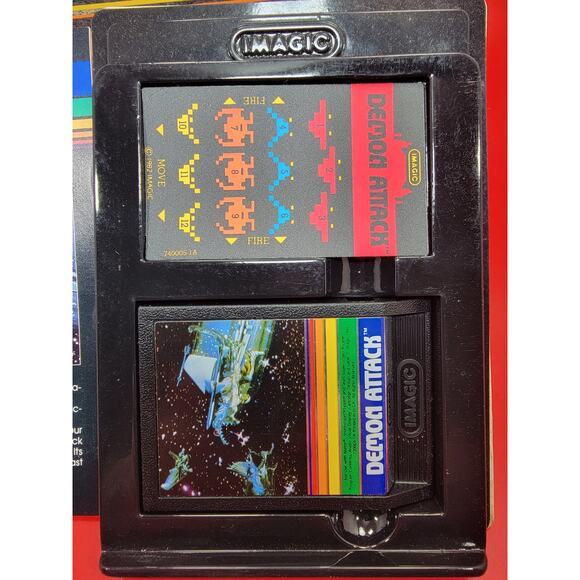 Demon Attack Intellivision, 1982 Complete w/ Manual and 1 Inlay - Picture 5 of 5